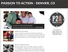 Tablet Screenshot of denver.passiontoaction.org